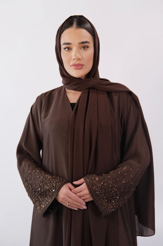 Nada Embroidered Occasional Abaya