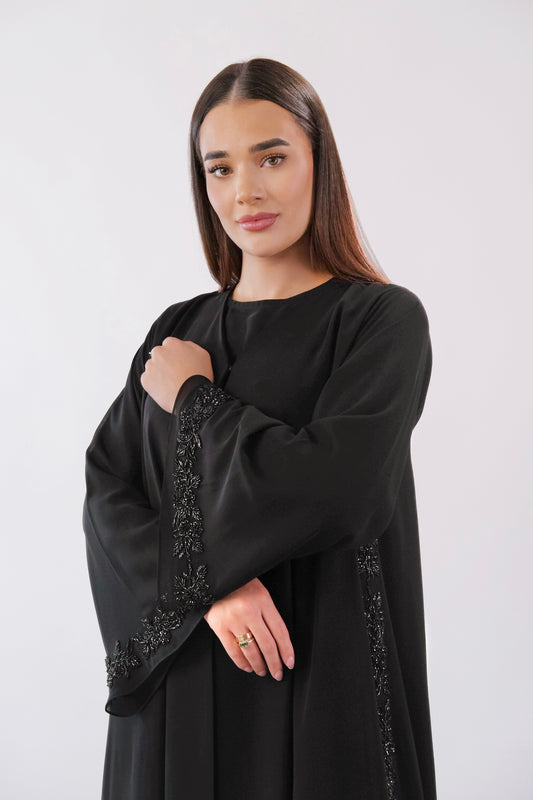 Classic Double Chiffon Occasional Abbaya