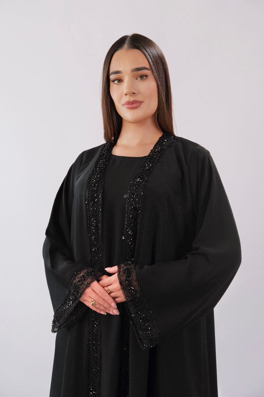 Occasional Soft  Embroidered Abbaya